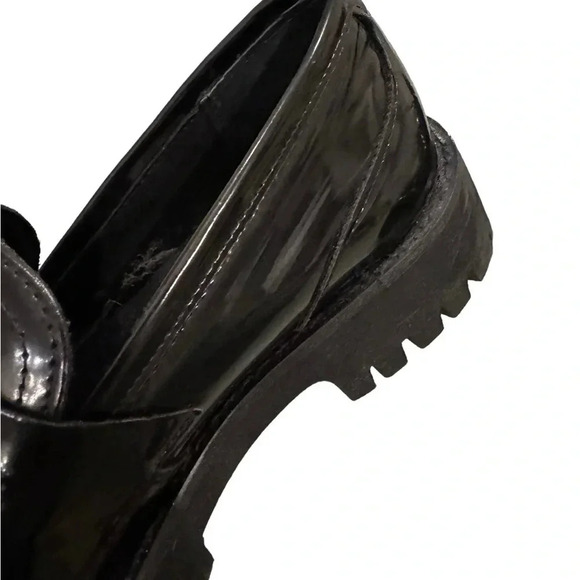 🖤 Steve Madden Lando Black Leather Loafers Women’s 8.5‎ 🖤 - Picture 3 of 7